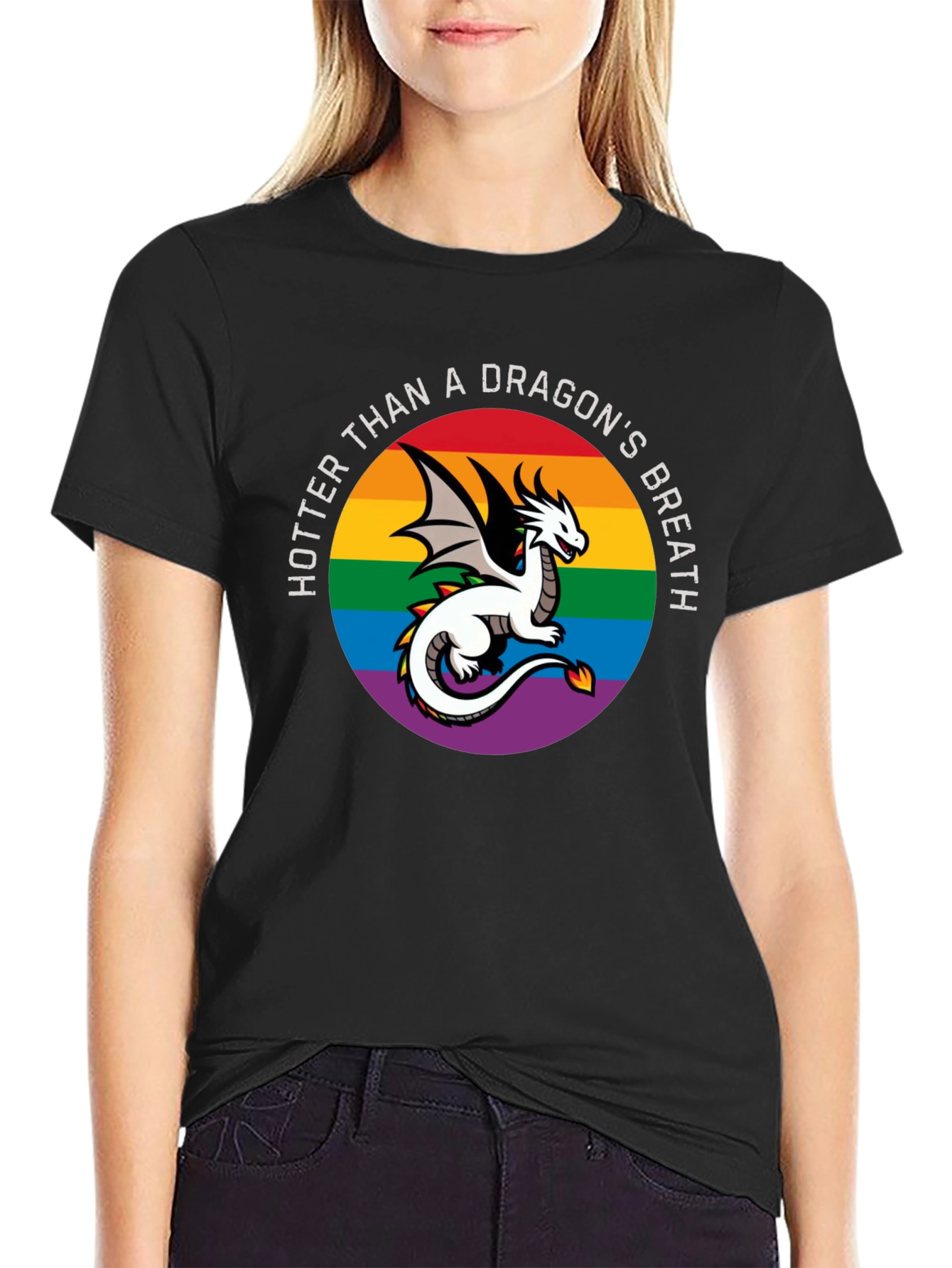 Hotter Than a Dragons Breath LGBT Pride T-Shirt