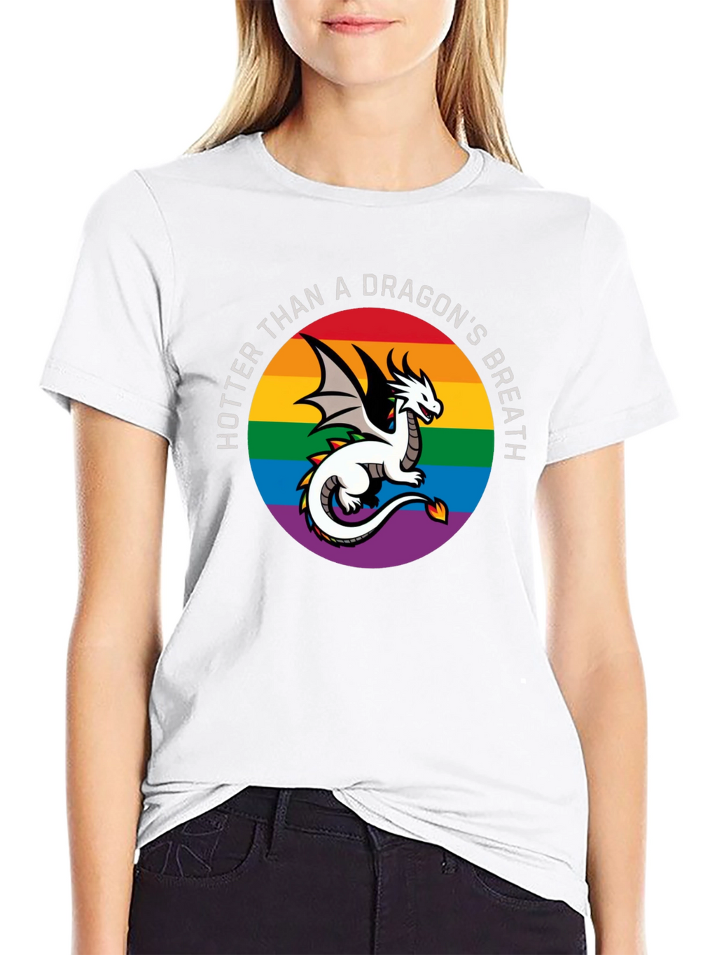 Hotter Than a Dragons Breath LGBT Pride T-Shirt