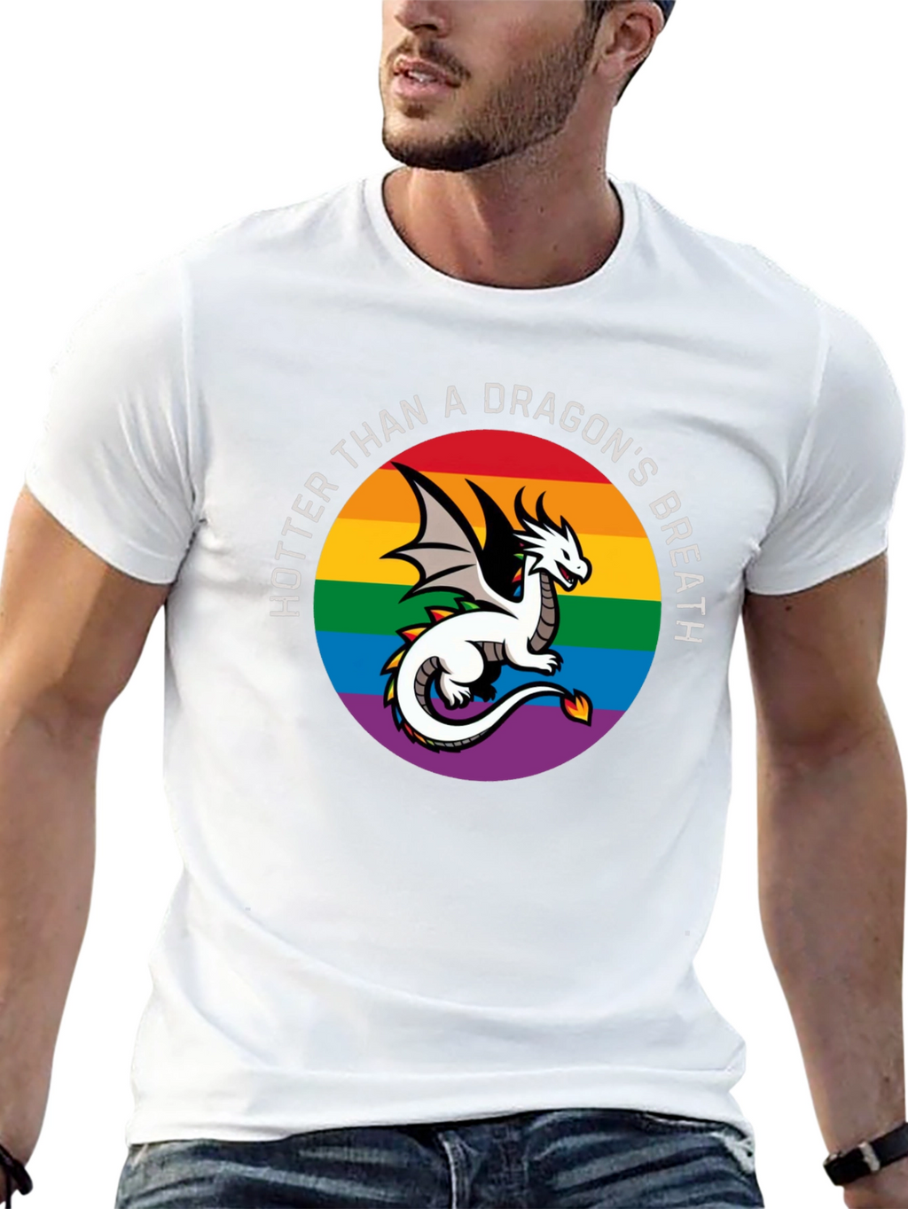 Hotter Than a Dragons Breath LGBT Pride T-Shirt