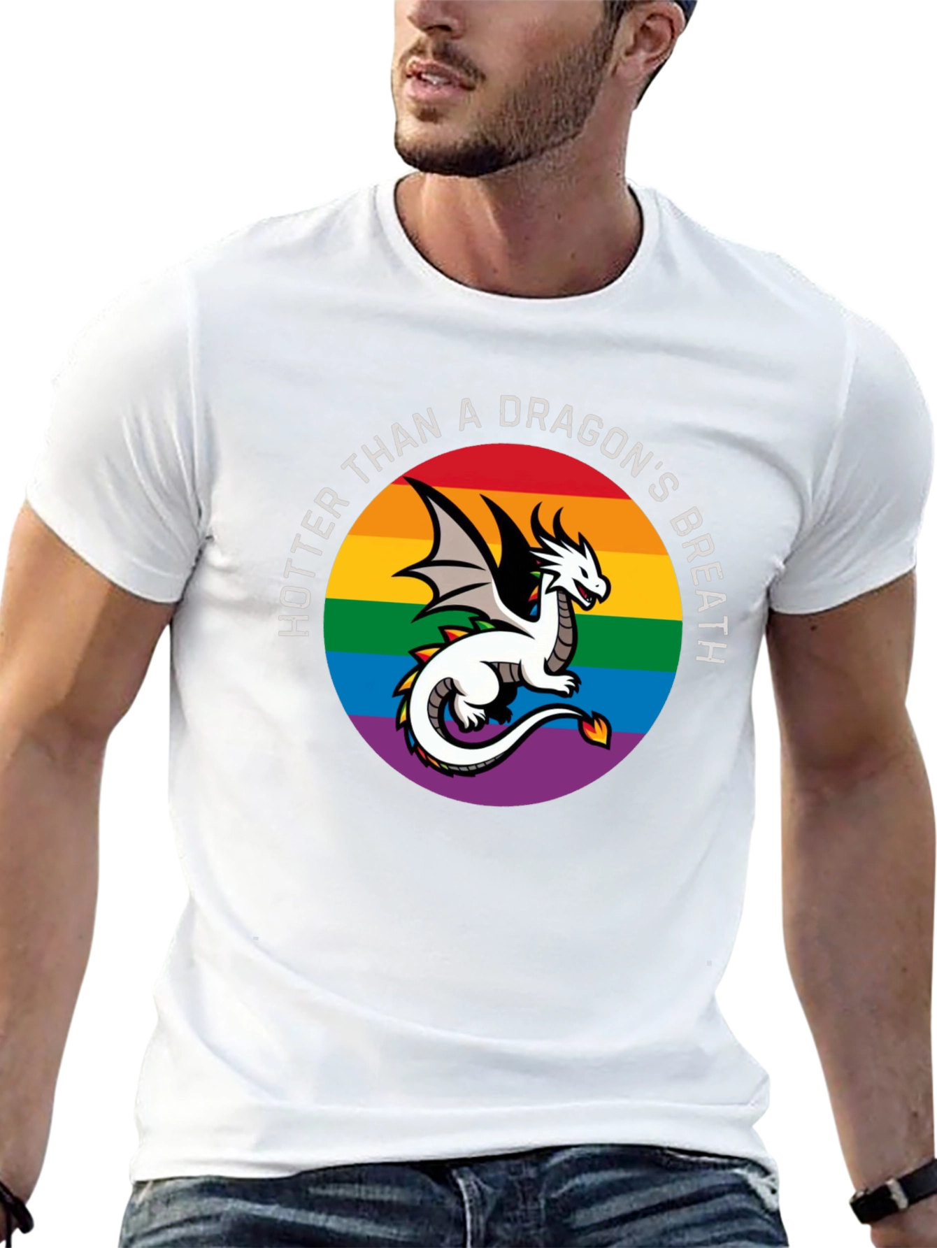 Hotter Than a Dragons Breath LGBT Pride T-Shirt
