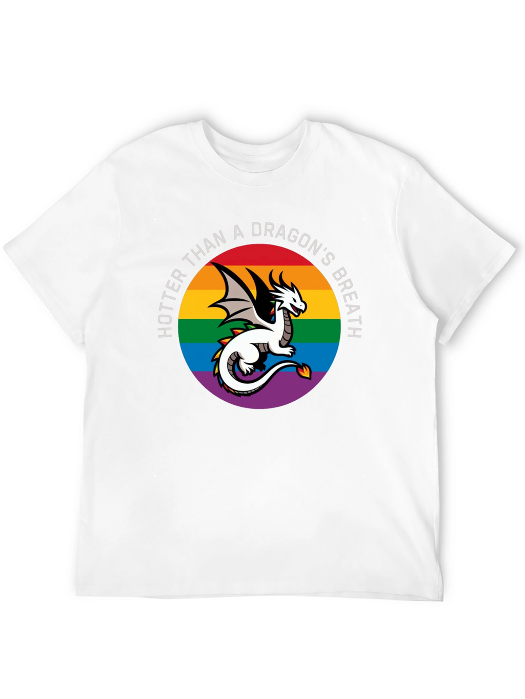 Hotter Than a Dragons Breath LGBT Pride T-Shirt