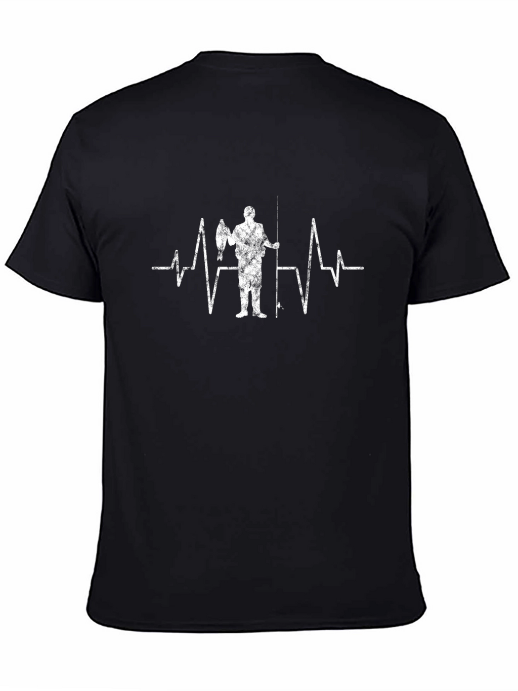 Fisherman Heartbeat Graphic T-Shirt