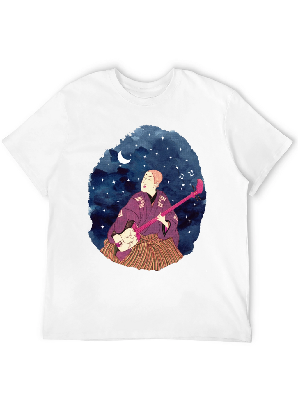 Shamisen Player Graphic T-Shirt