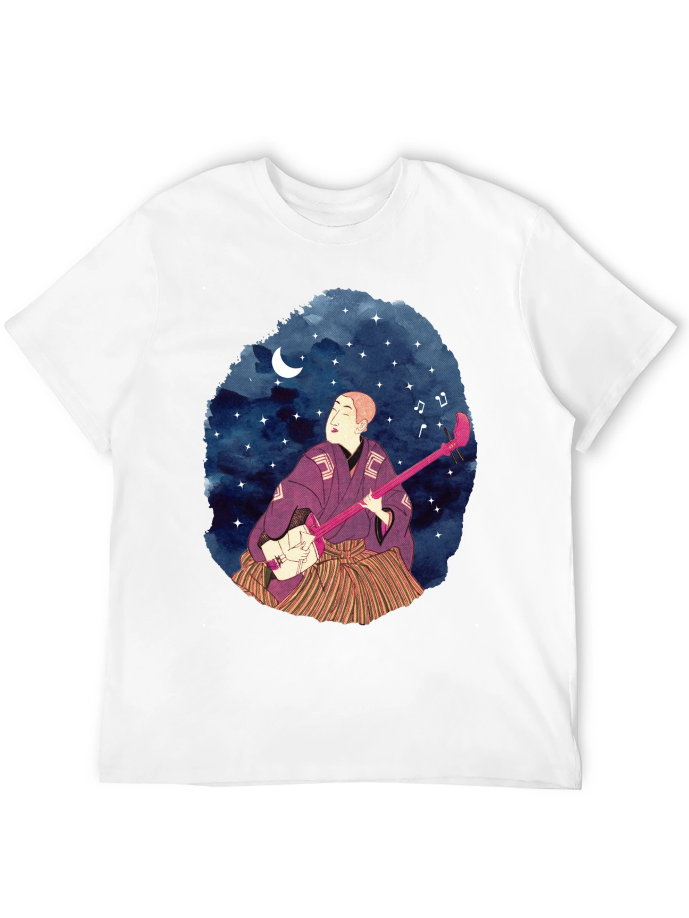 Shamisen Player Graphic T-Shirt