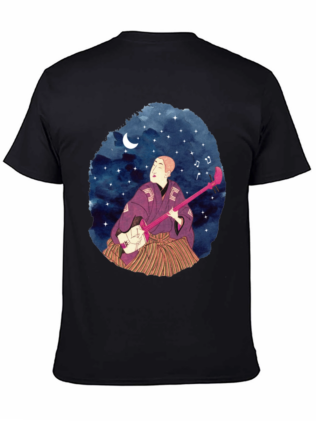 Shamisen Player Graphic T-Shirt