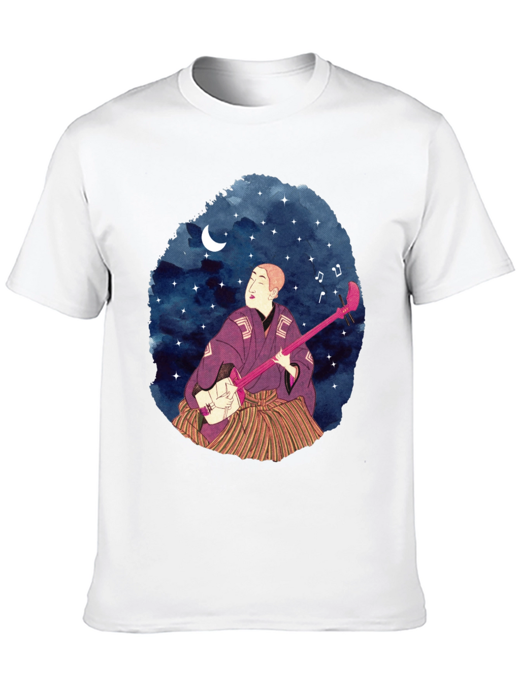 Shamisen Player Graphic T-Shirt