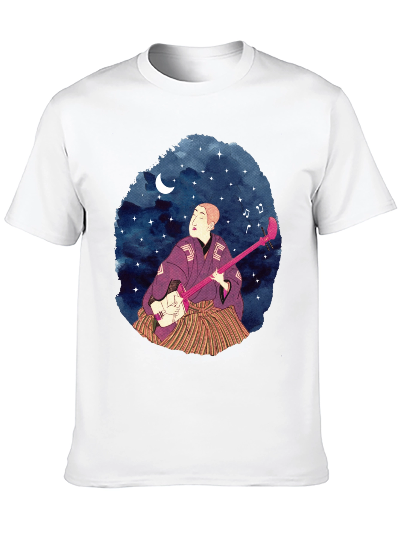 Shamisen Player Graphic T-Shirt