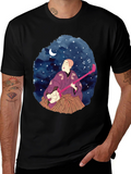 Shamisen Player Graphic T-Shirt