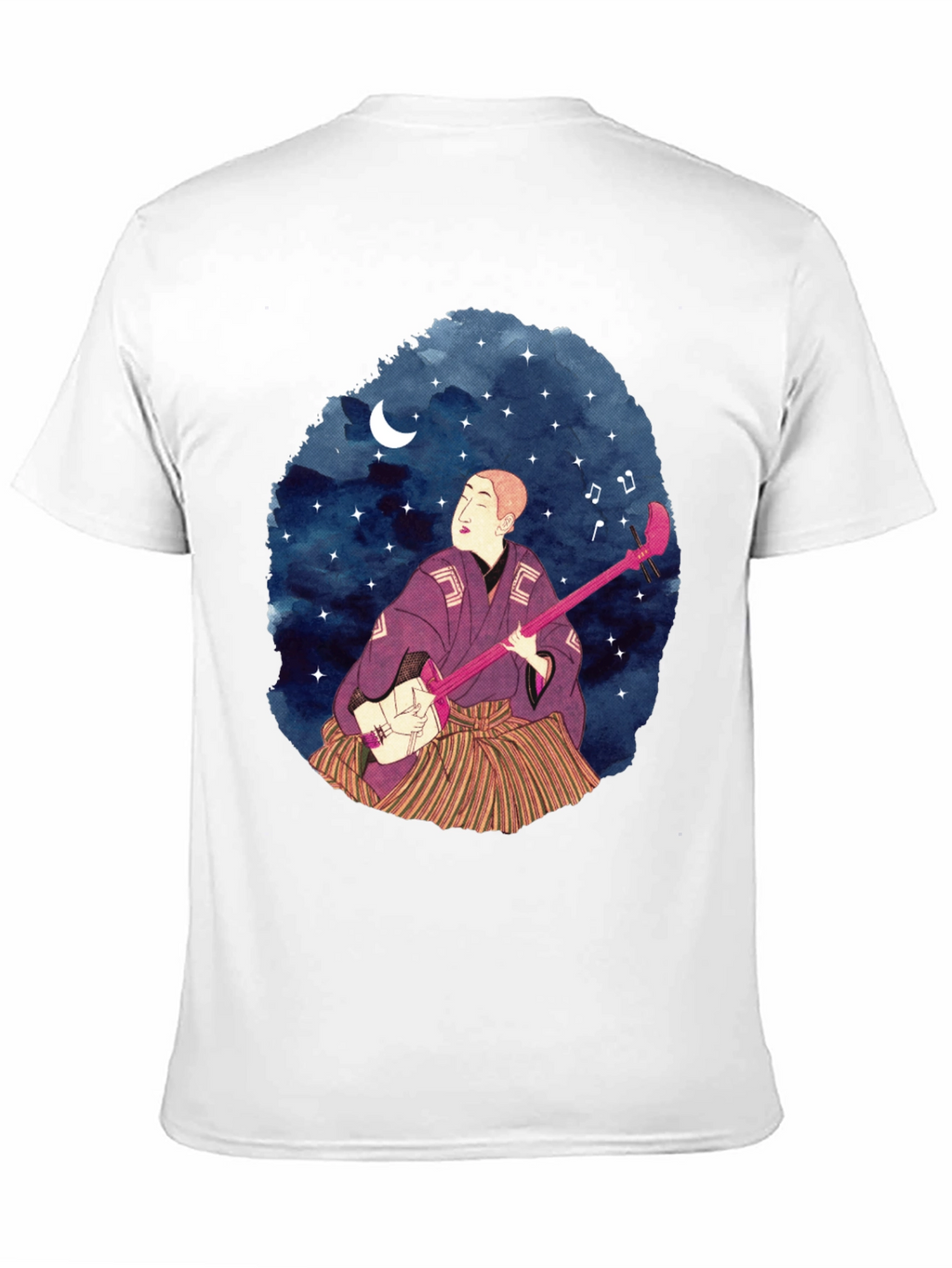 Shamisen Player Graphic T-Shirt