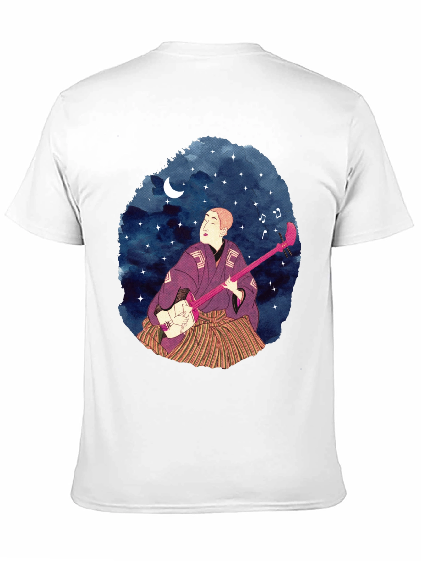 Shamisen Player Graphic T-Shirt