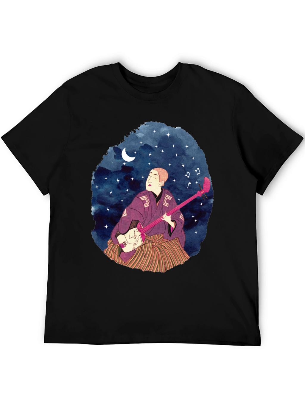 Shamisen Player Graphic T-Shirt