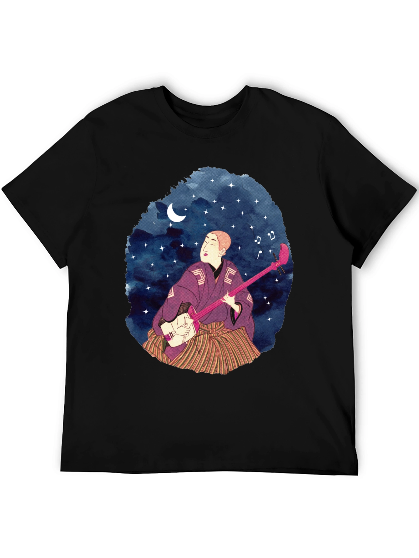 Shamisen Player Graphic T-Shirt