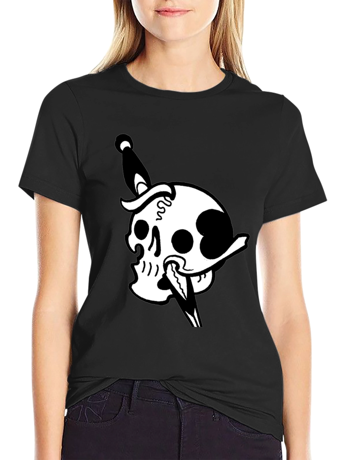 Skull & Dagger Graphic Tee - Mens Black T-Shirt