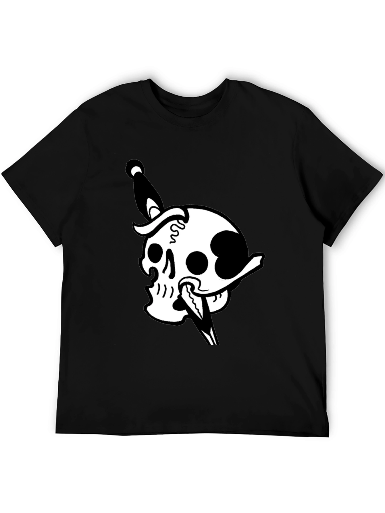 Skull & Dagger Graphic Tee - Mens Black T-Shirt