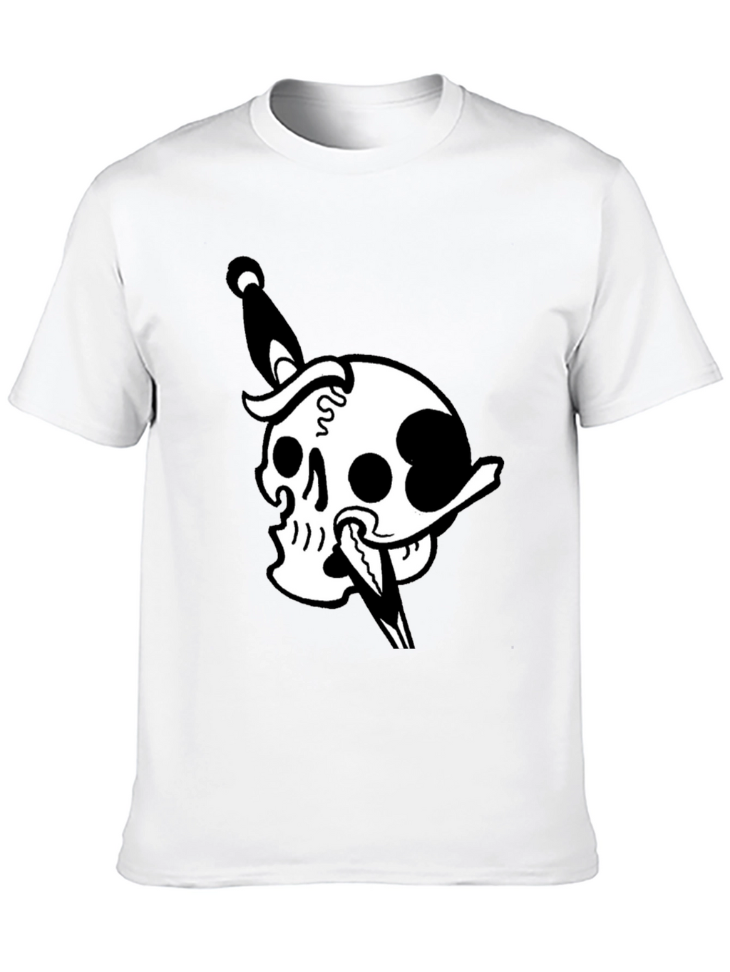 Skull & Dagger Graphic Tee - Mens Black T-Shirt
