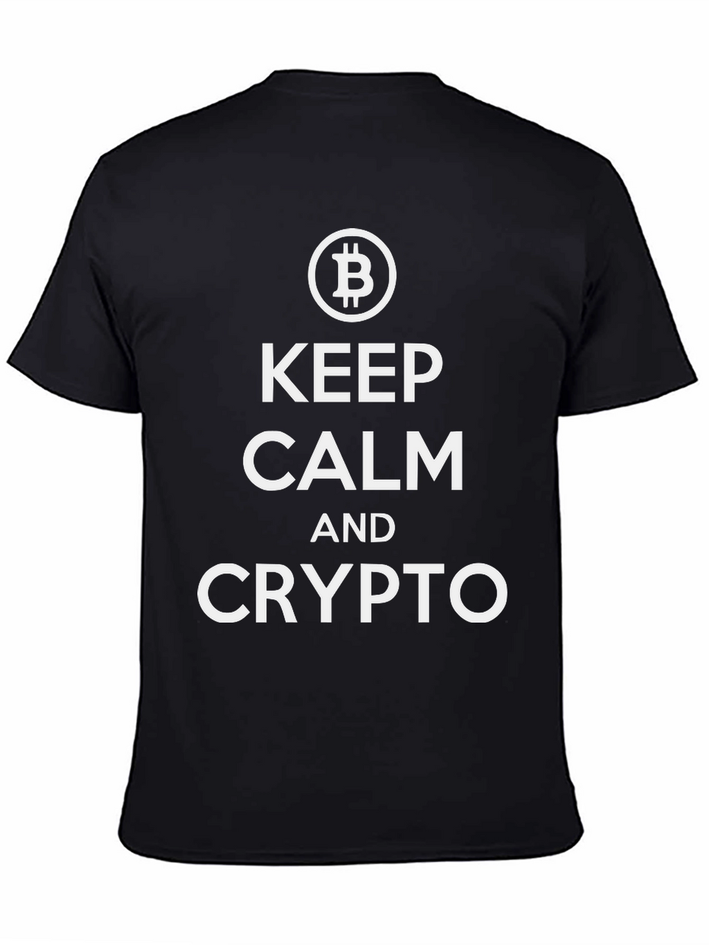 Keep Calm and Crypto Bitcoin T-Shirt