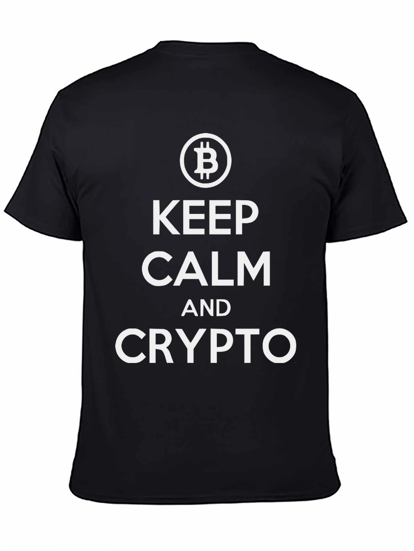 Keep Calm and Crypto Bitcoin T-Shirt