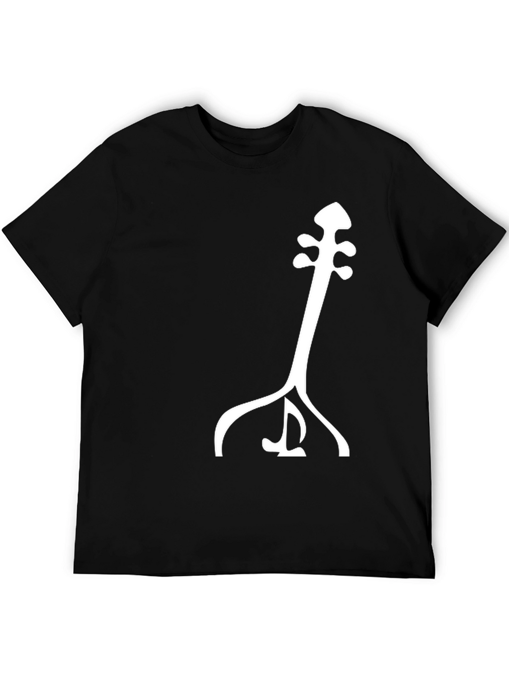 Modern Graphic Tee - Abstract Music Instrument Design