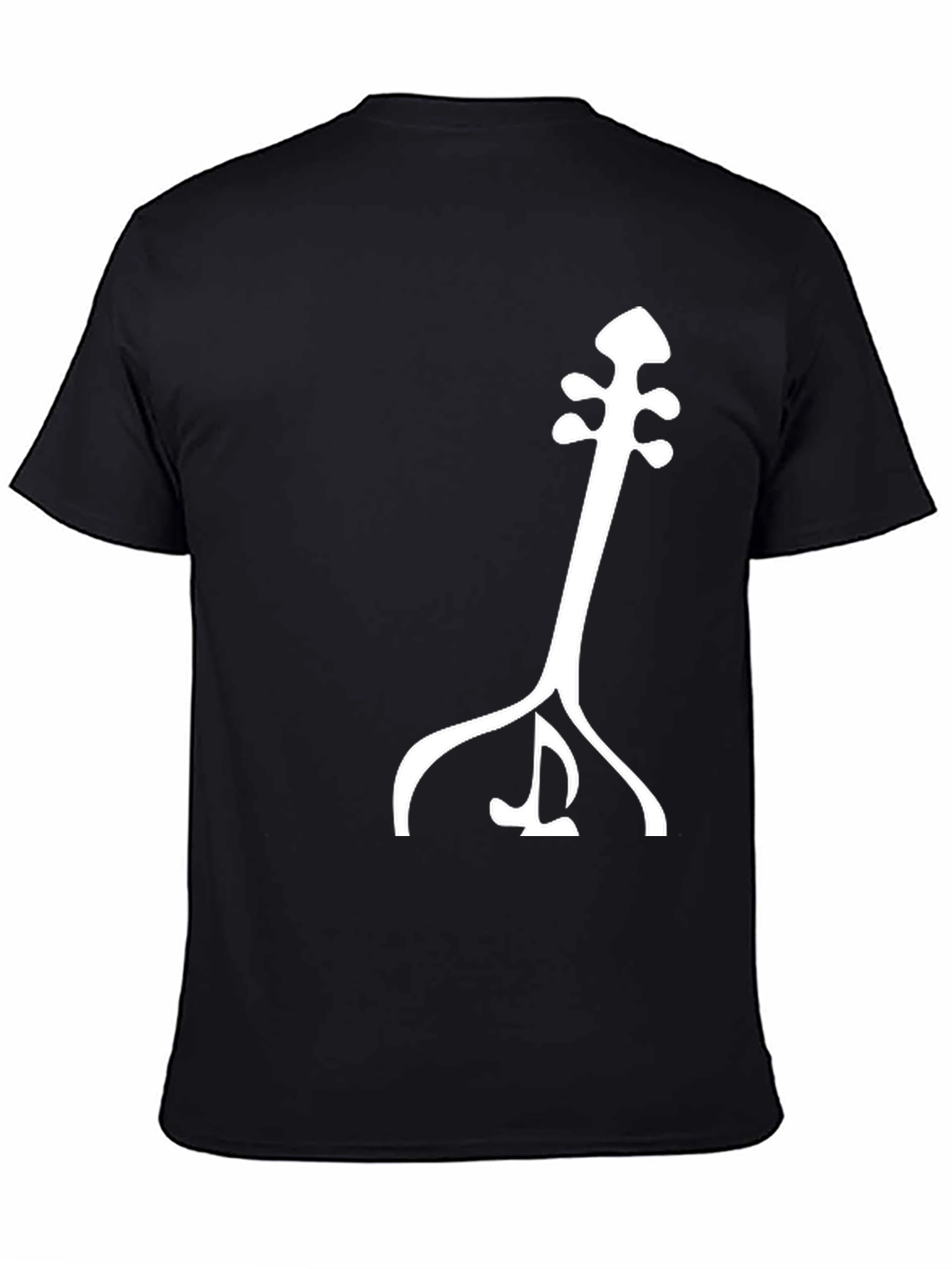 Modern Graphic Tee - Abstract Music Instrument Design