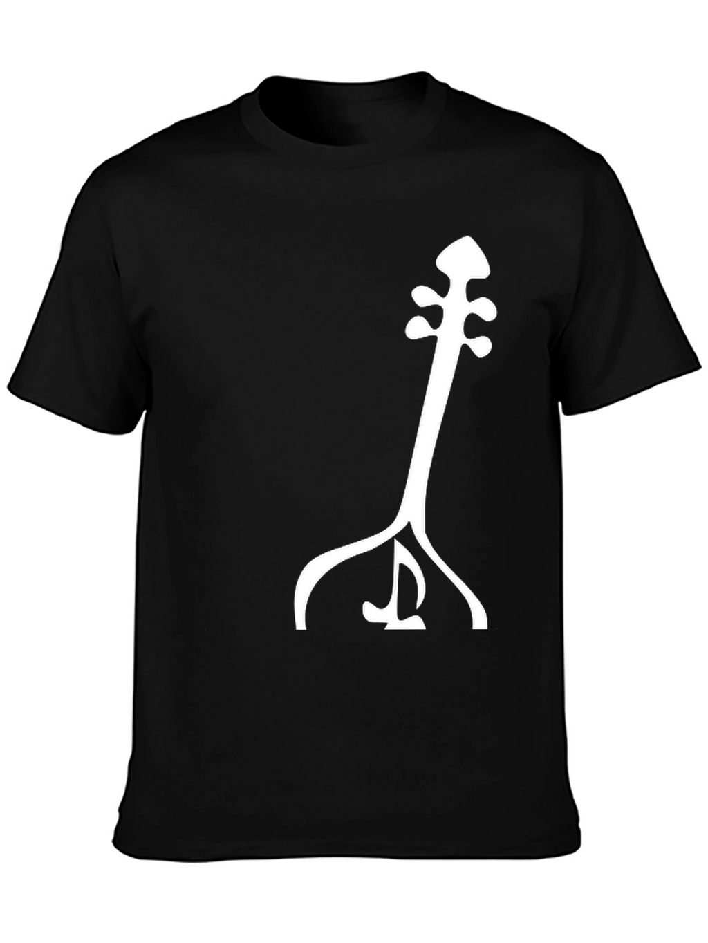 Modern Graphic Tee - Abstract Music Instrument Design