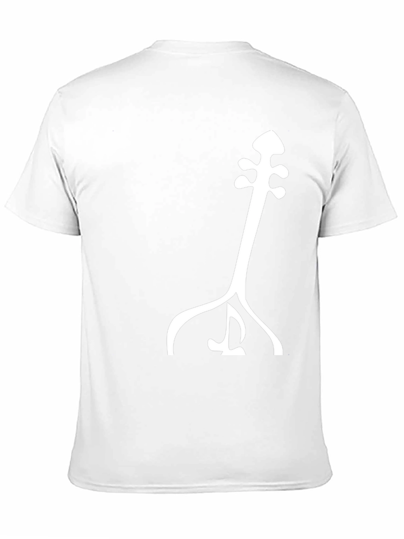Modern Graphic Tee - Abstract Music Instrument Design