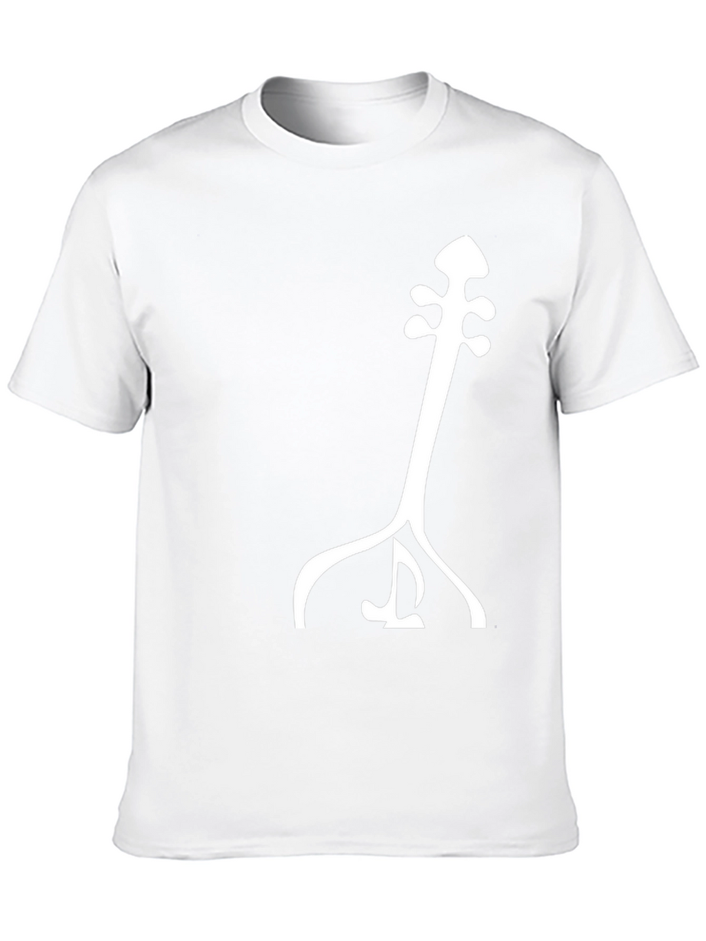 Modern Graphic Tee - Abstract Music Instrument Design