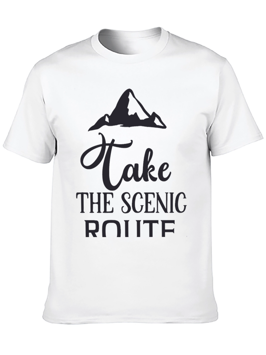 Scenic Route Graphic Tee - Mountain Adventure