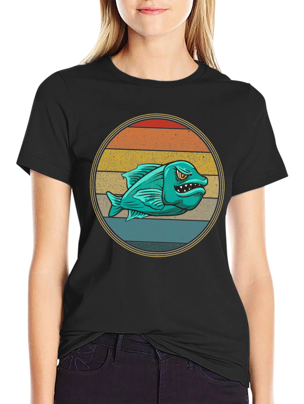Retro Angler Fish Graphic Tee