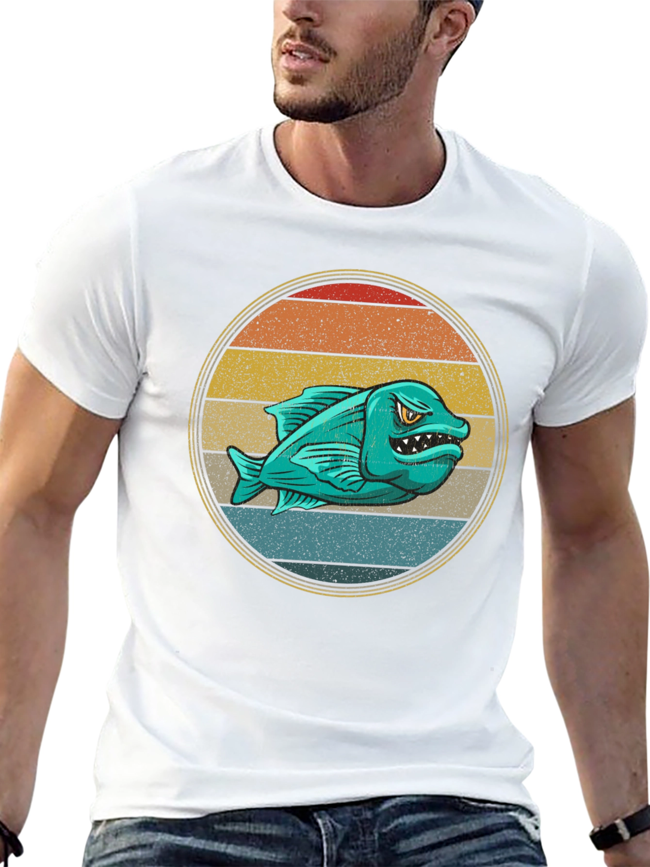 Retro Angler Fish Graphic Tee