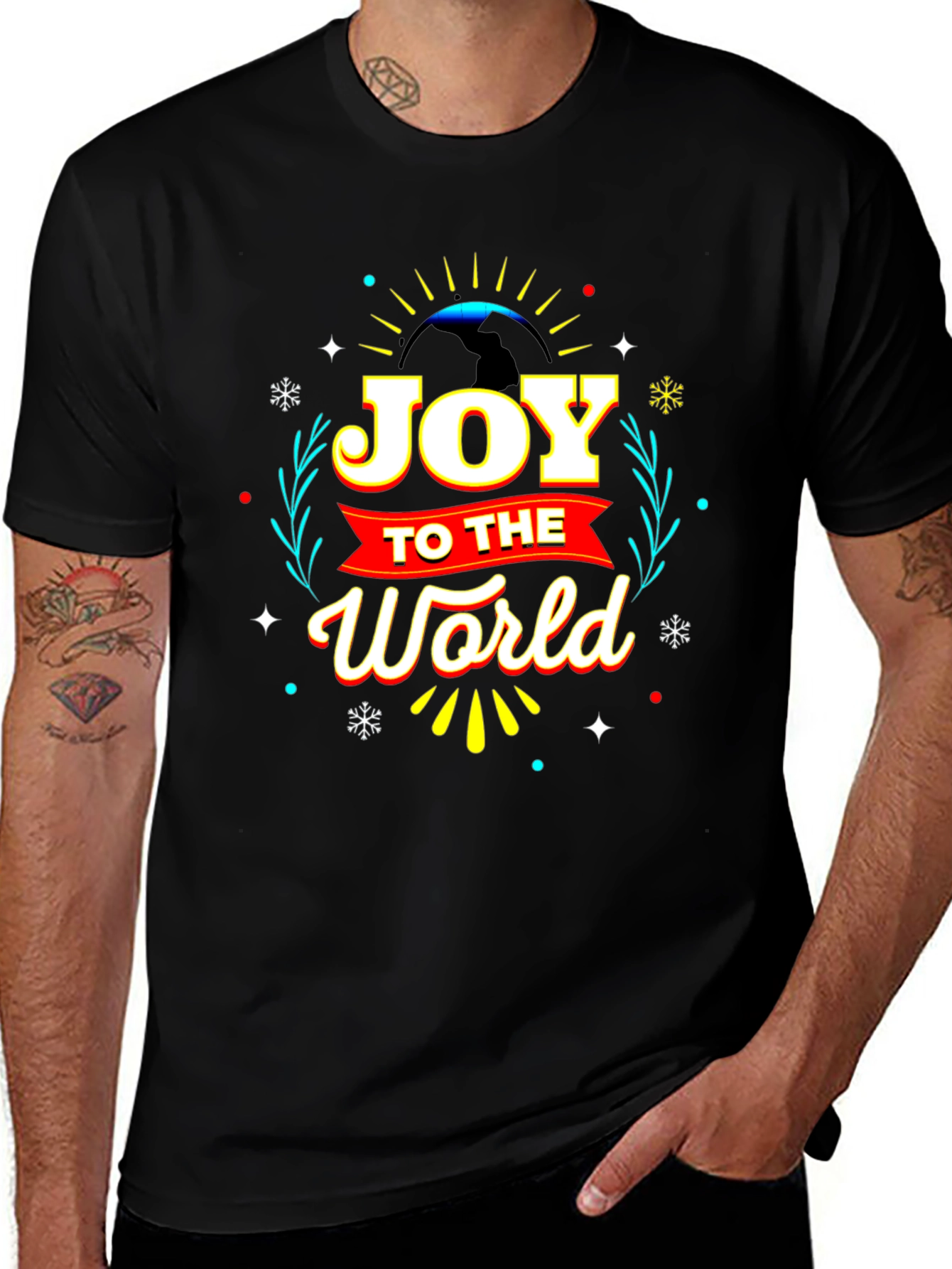 Joy to The World Holiday T-Shirt
