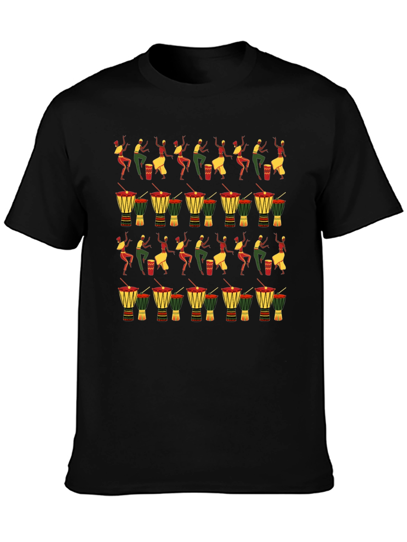 African Drummer Graphic Tee - Rhythm & Culture