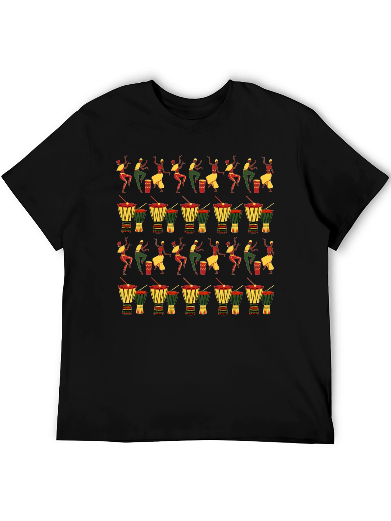 African Drummer Graphic Tee - Rhythm & Culture