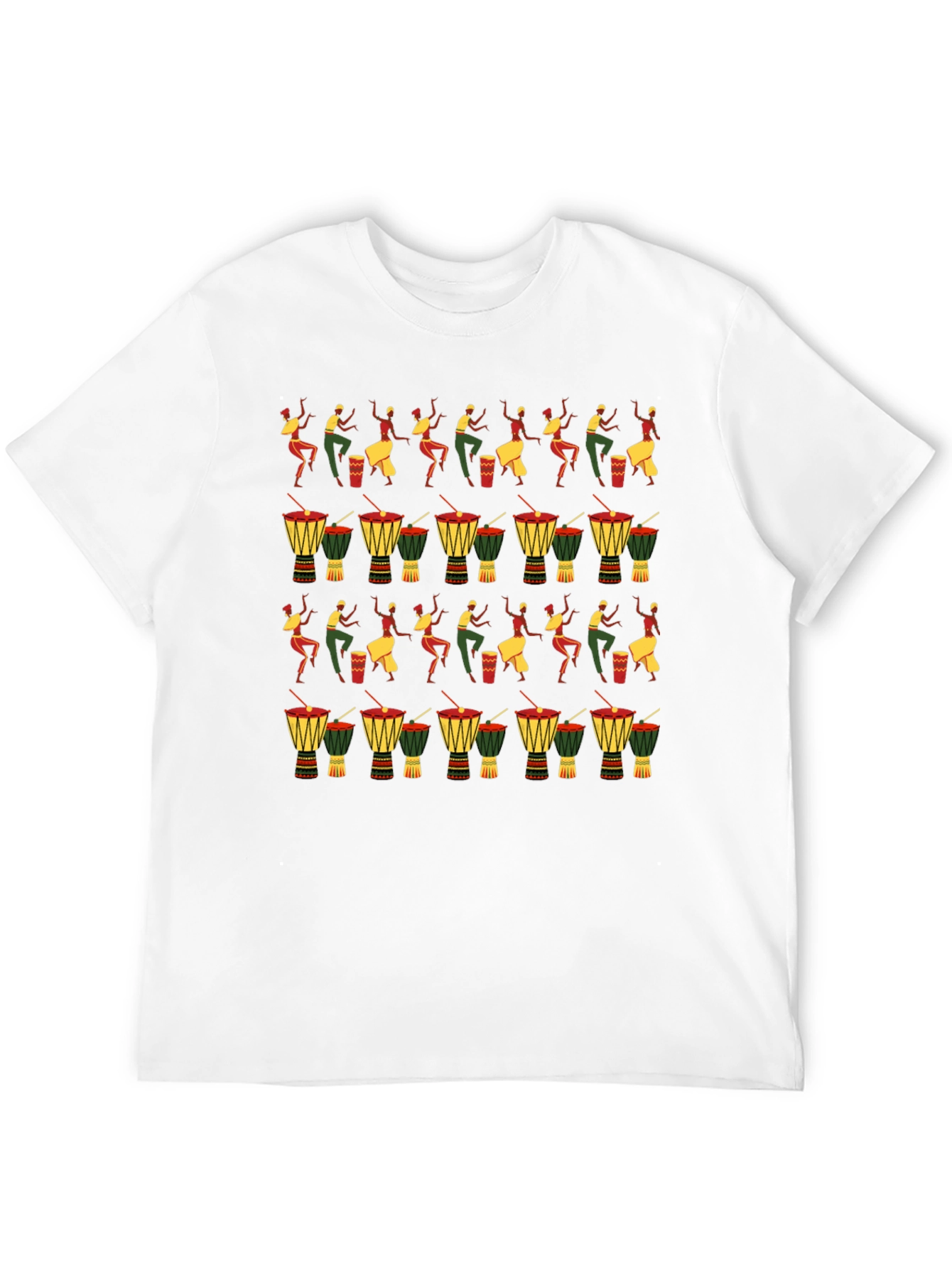 African Drummer Graphic Tee - Rhythm & Culture