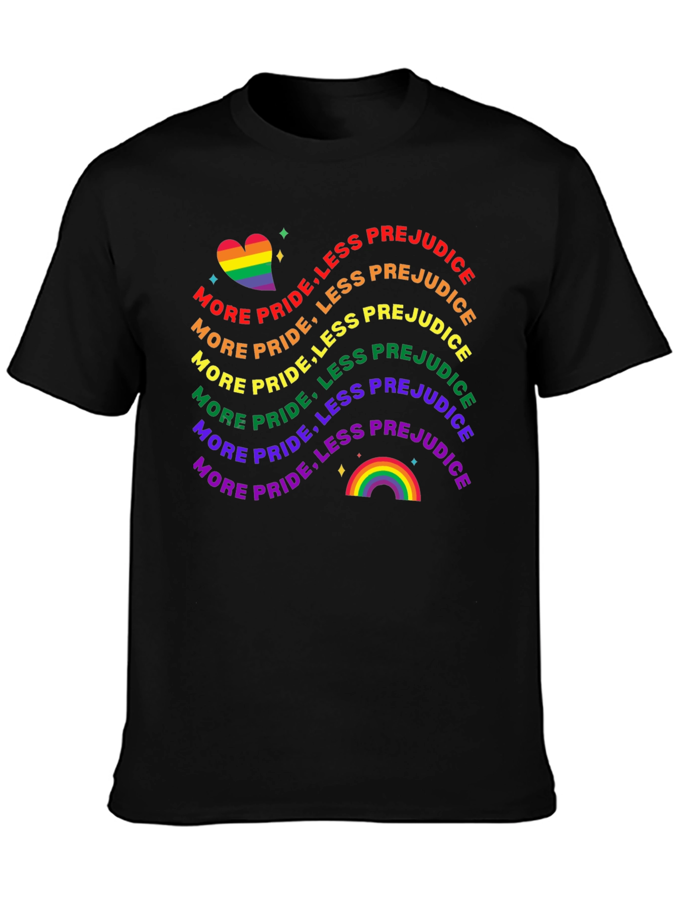 Pride T-Shirt: More Pride Less Prejudice