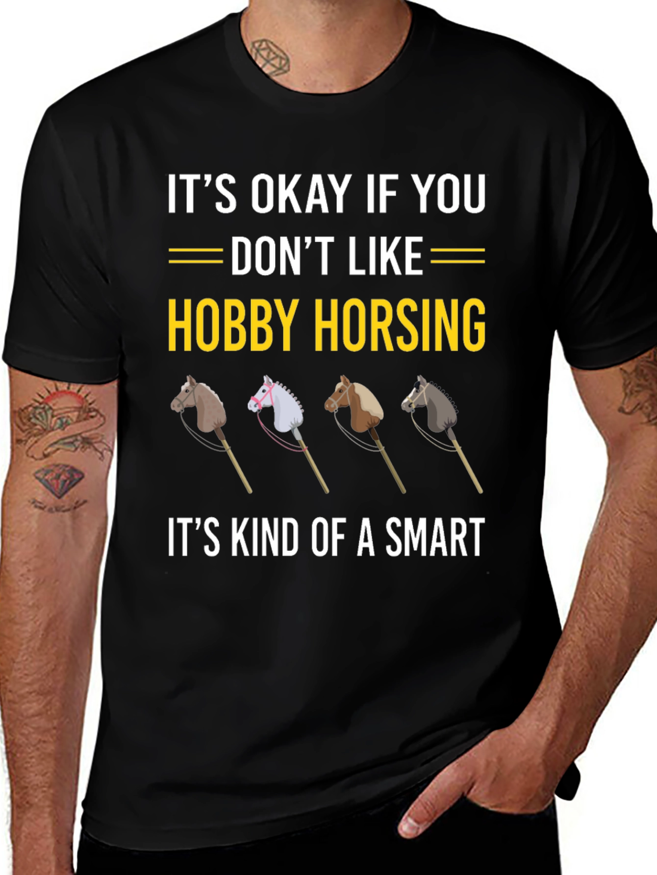 Hobby Horsing T-Shirt - Funny Horse Lover Gift
