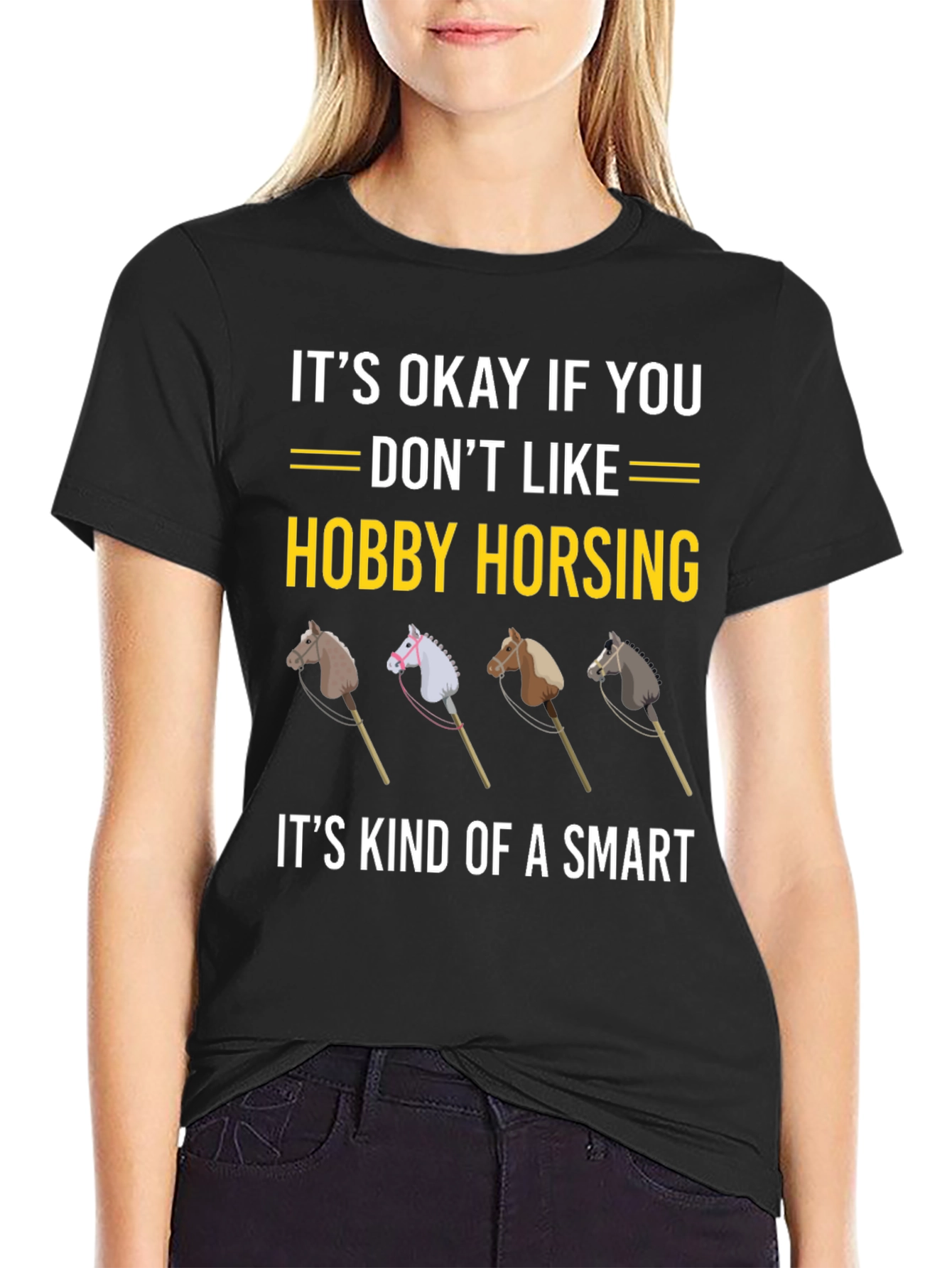 Hobby Horsing T-Shirt - Funny Horse Lover Gift