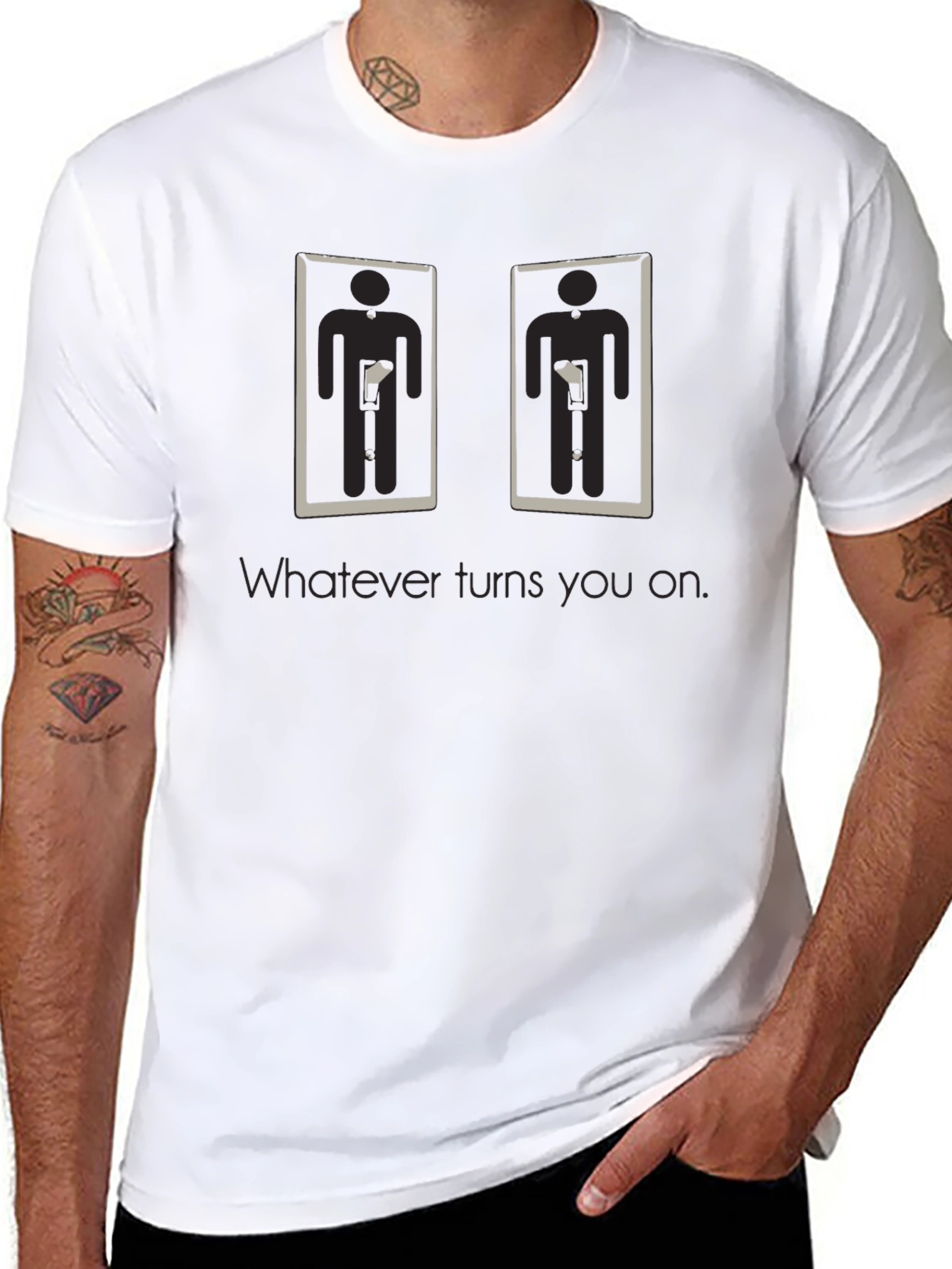 Humorous Graphic Print T-Shirt