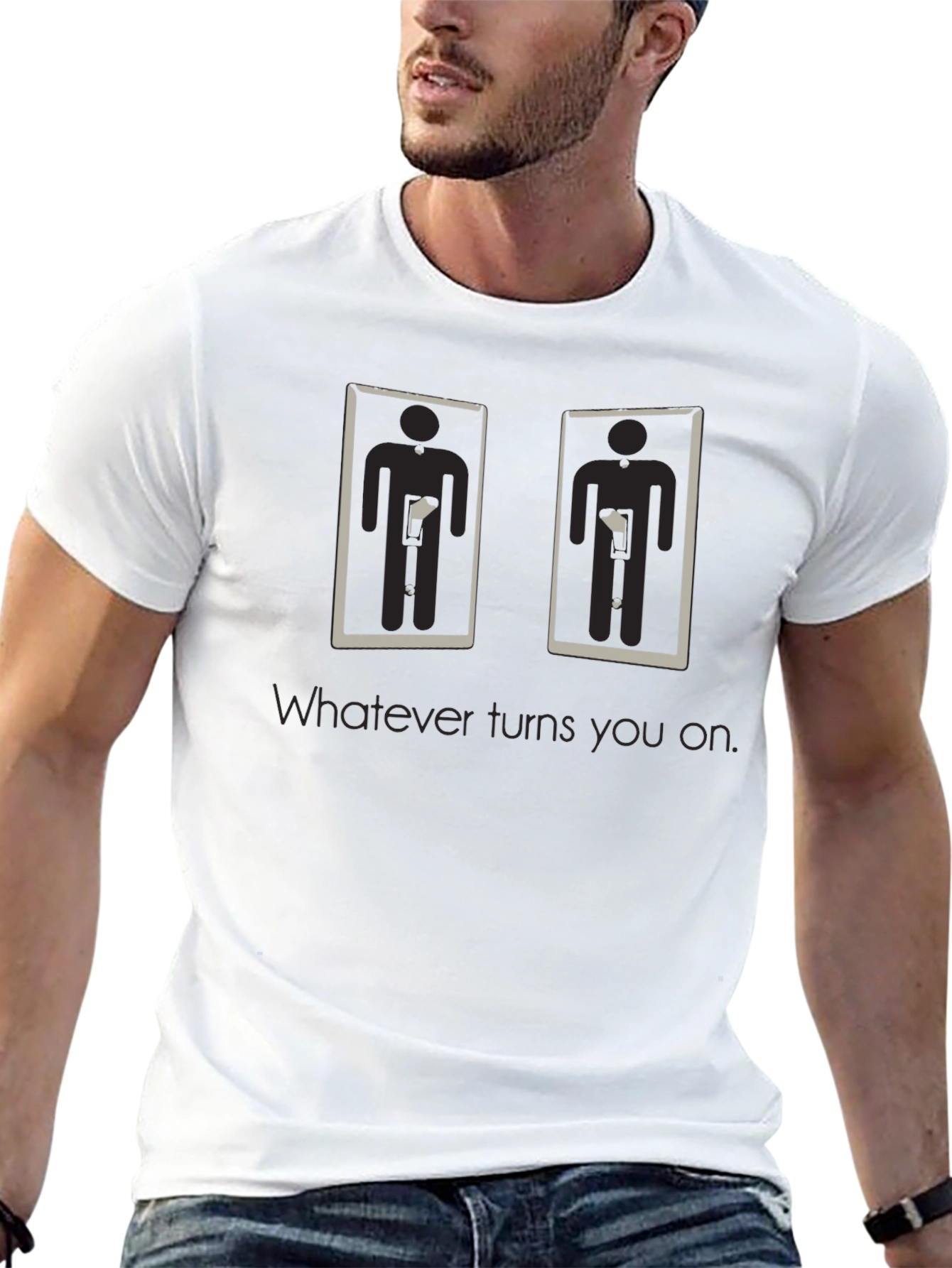 Humorous Graphic Print T-Shirt