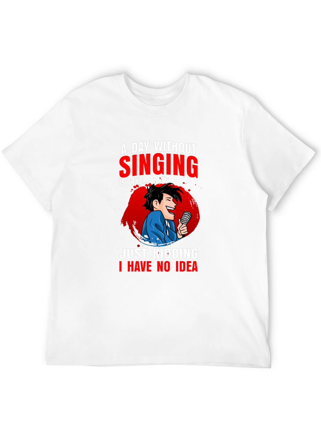 Singing Humor Graphic Tee