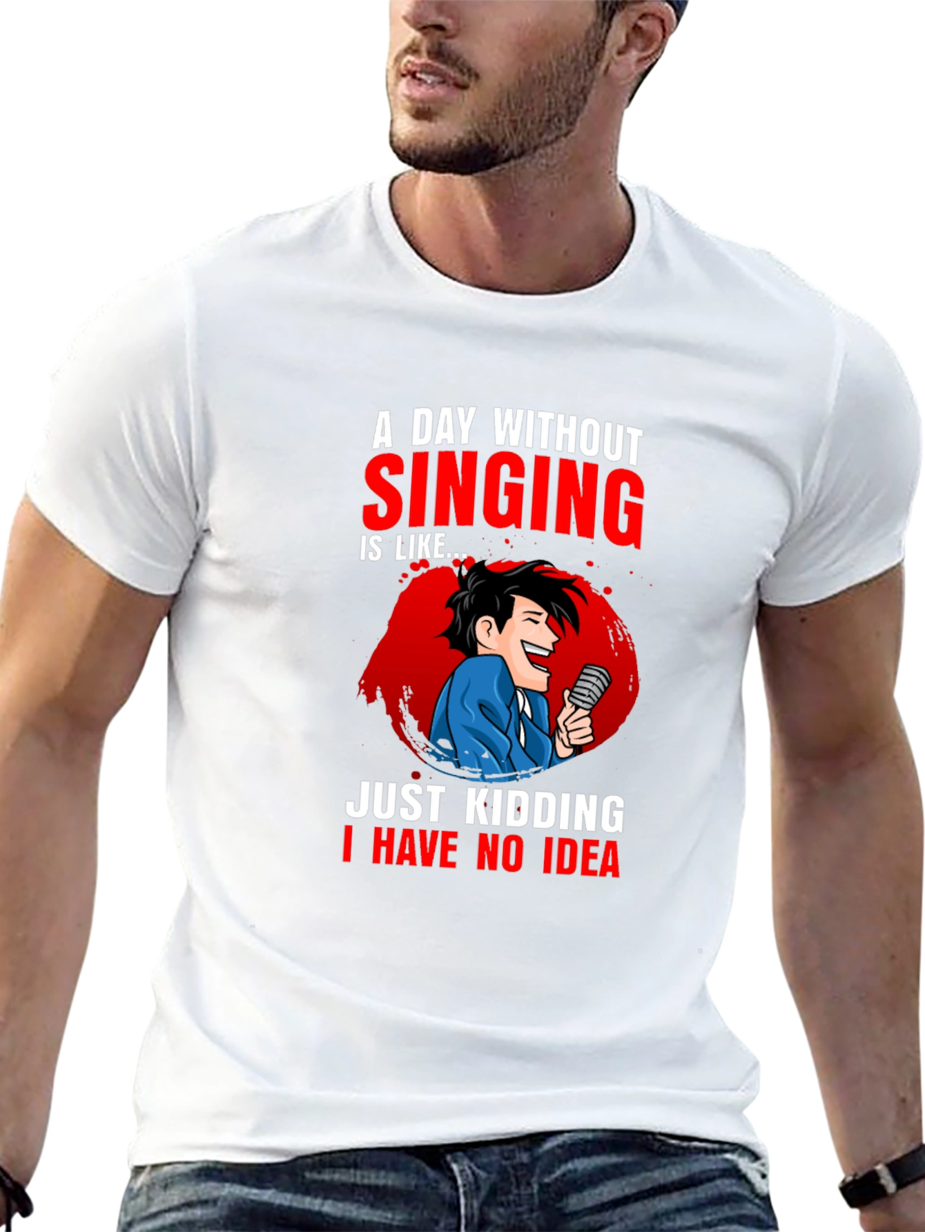 Singing Humor Graphic Tee
