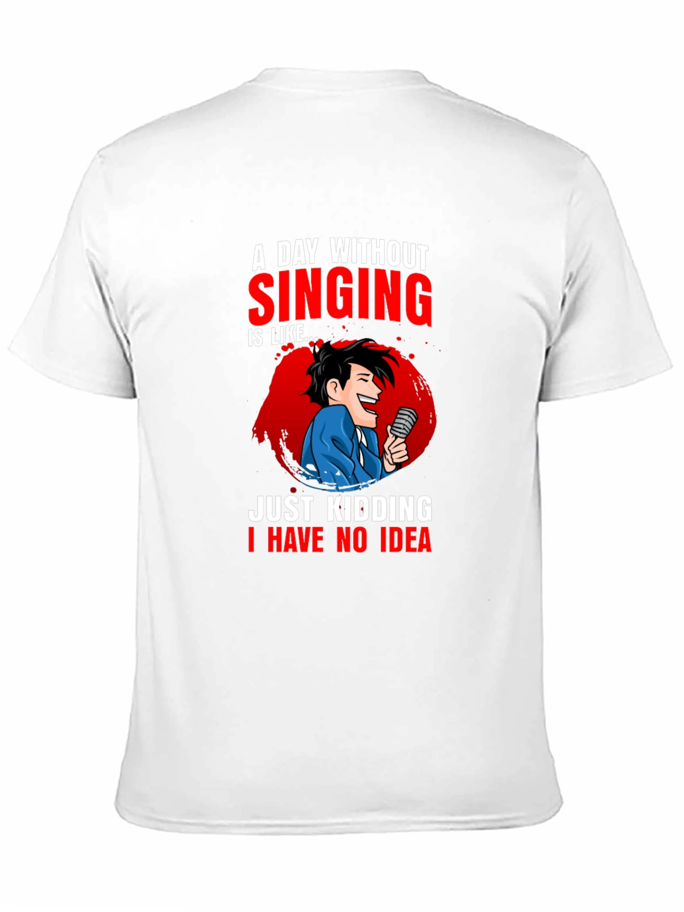 Singing Humor Graphic Tee