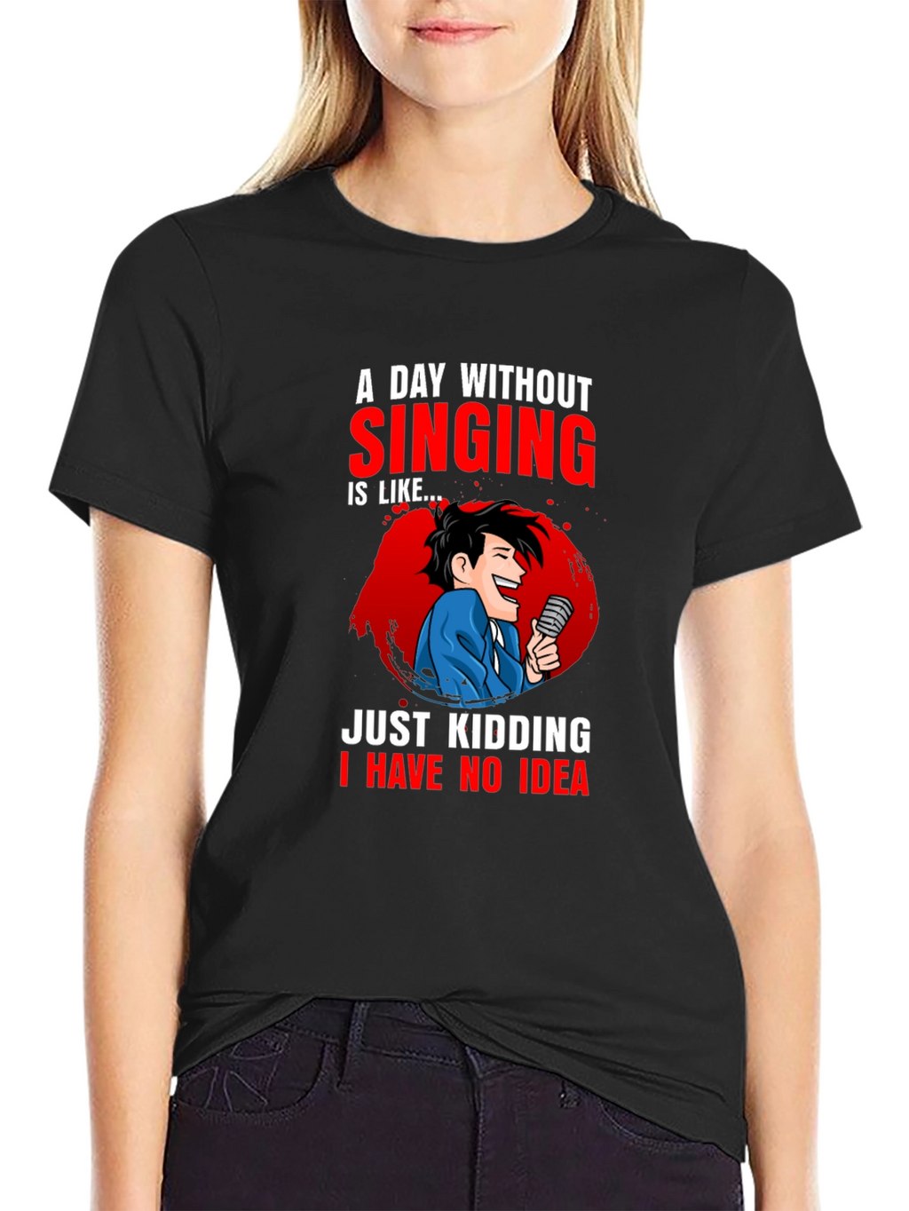 Singing Humor Graphic Tee