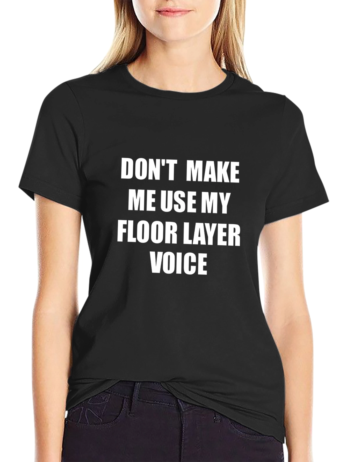 Floor Layer Voice T-Shirt - Funny Job Pride