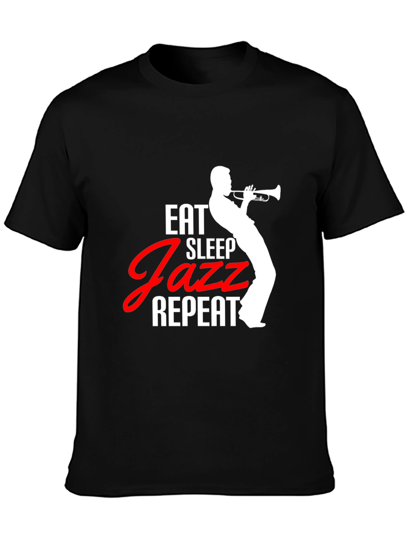 Eat Sleep Jazz Repeat T-Shirt - Music Lover Tee