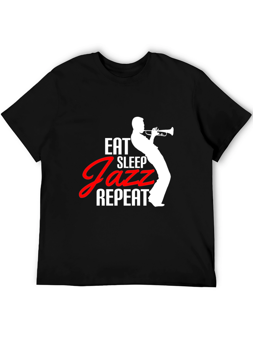 Eat Sleep Jazz Repeat T-Shirt - Music Lover Tee