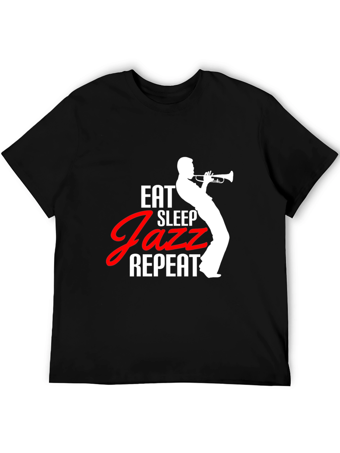 Eat Sleep Jazz Repeat T-Shirt - Music Lover Tee
