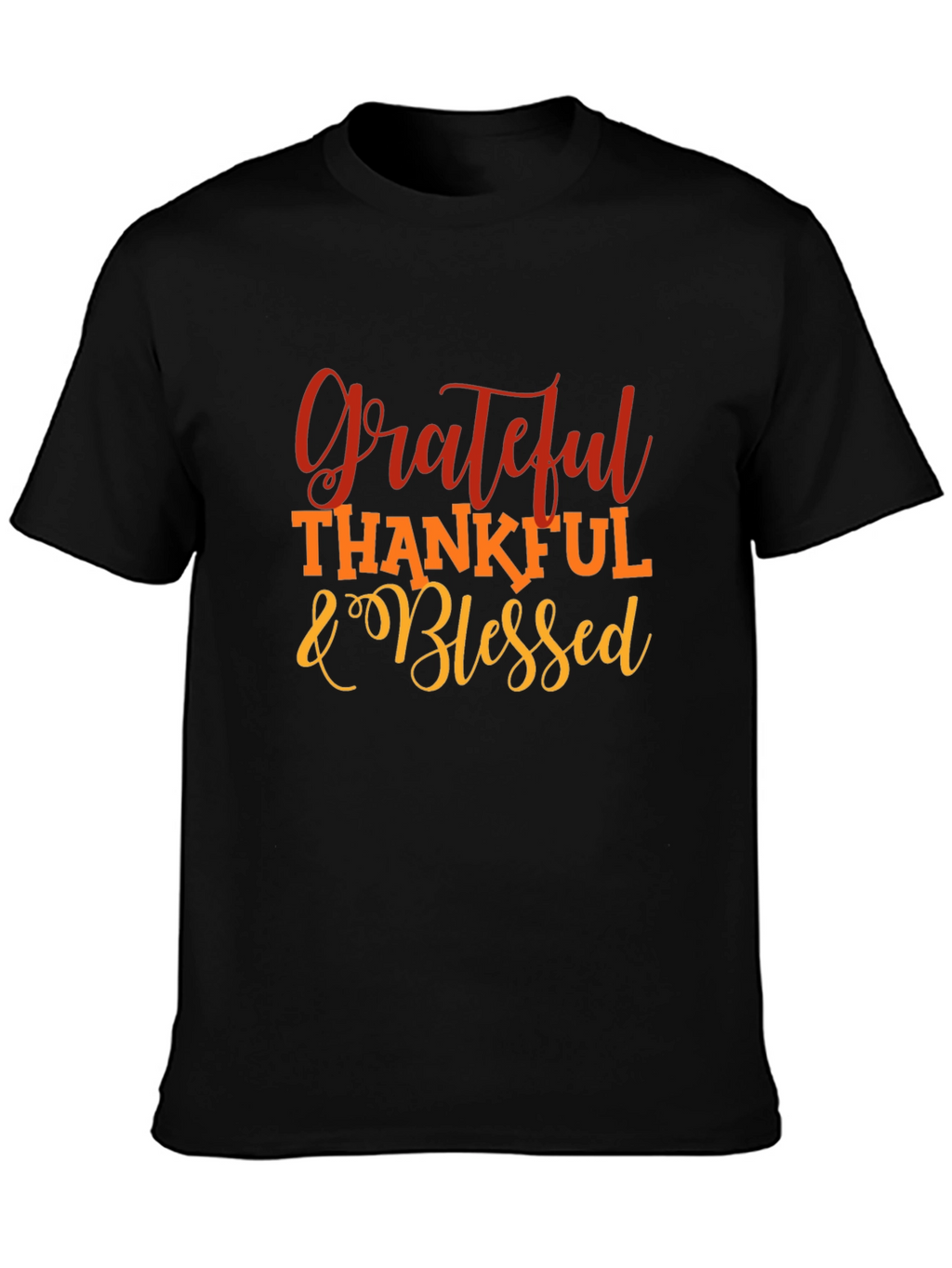 Grateful Thankful Blessed Graphic Tee
