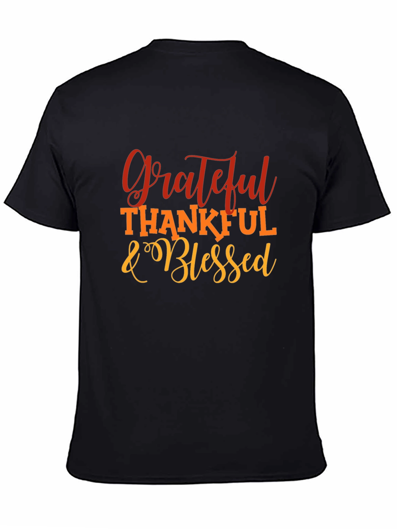Grateful Thankful Blessed Graphic Tee