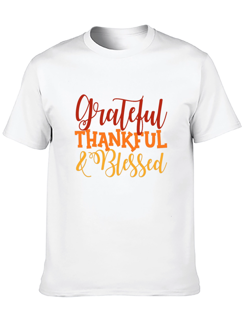 Grateful Thankful Blessed Graphic Tee