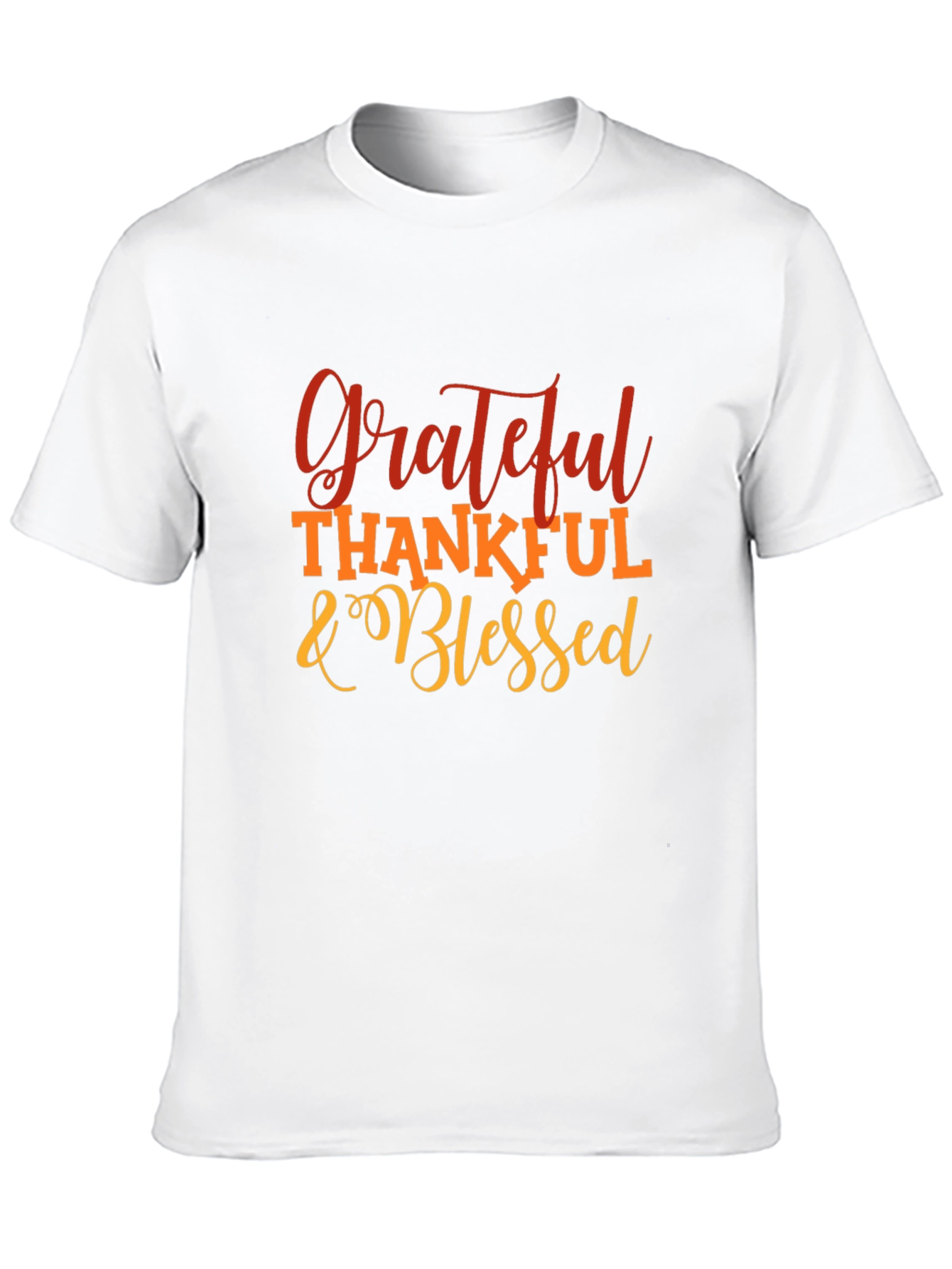 Grateful Thankful Blessed Graphic Tee